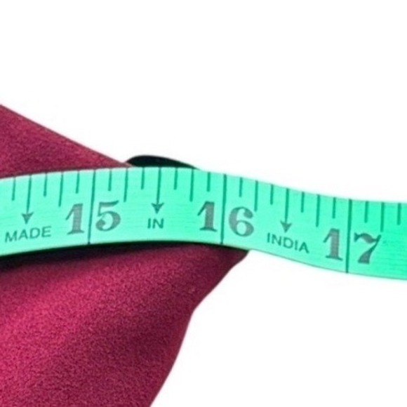 B. Darlin Fit and Flare Dress Sz 7/8 Burgundy Sweetheart Skater Cocktail - Picture 6 of 9